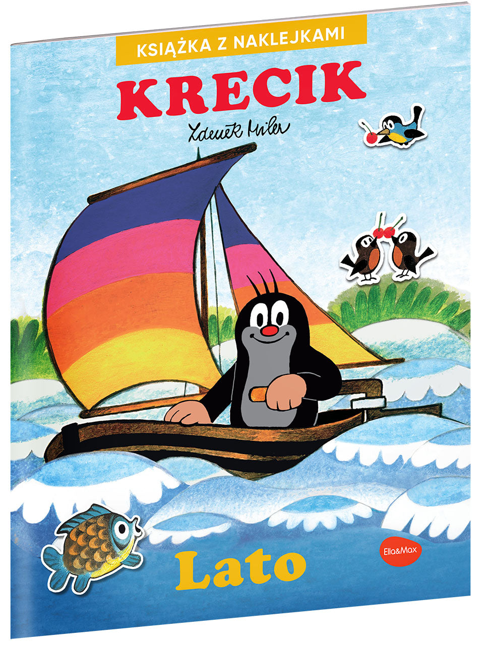 Zestaw KRECIK & PORY ROKU –  Cztery książki z naklejkami