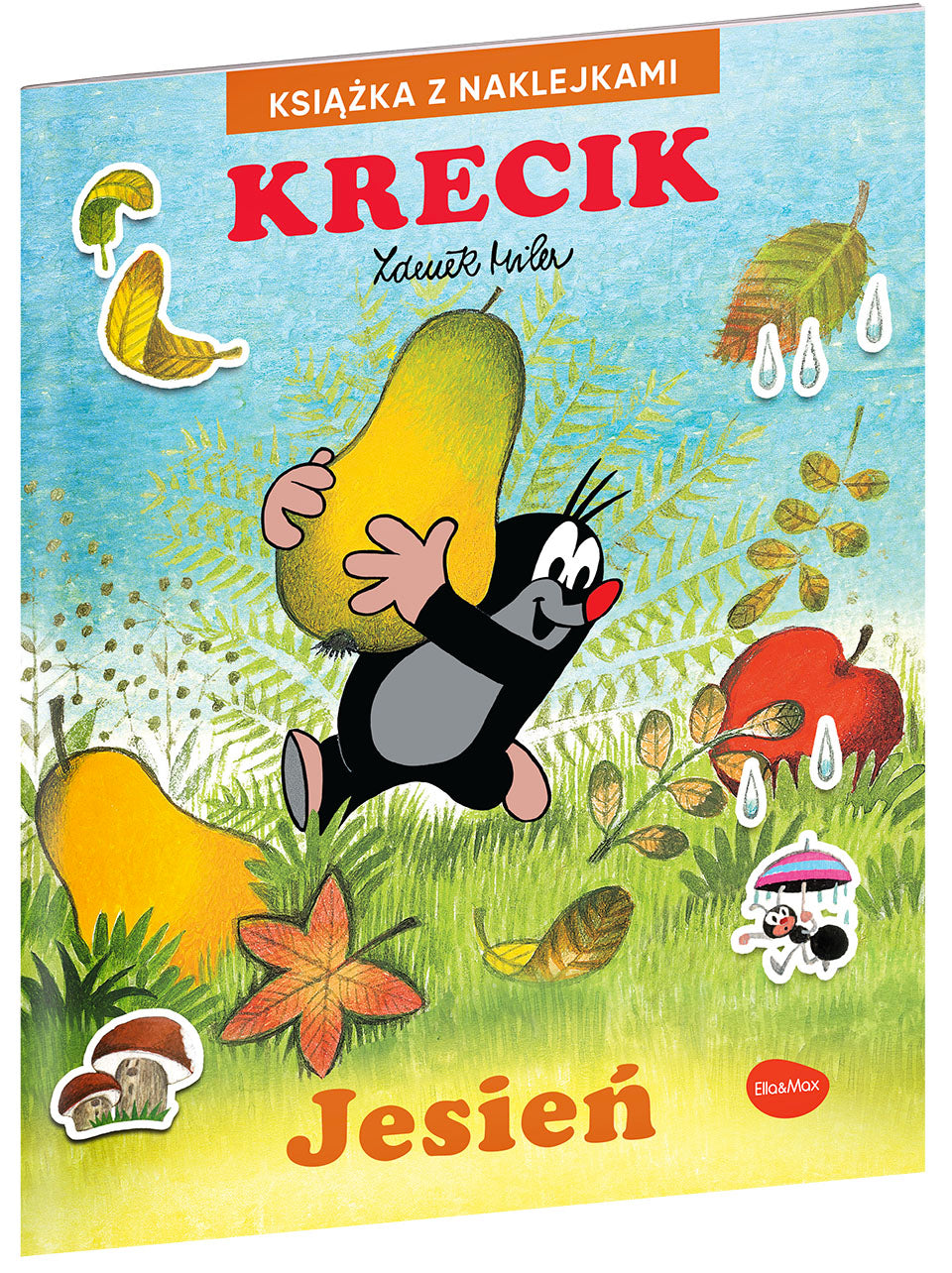 Zestaw KRECIK & PORY ROKU –  Cztery książki z naklejkami